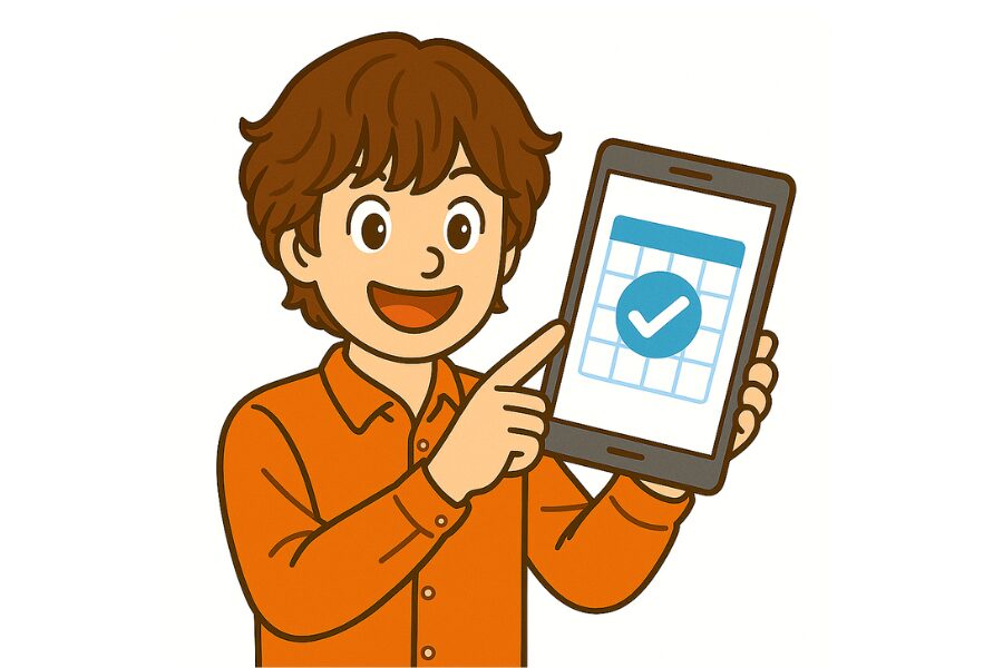 予約から参加の流れ　プランを予約