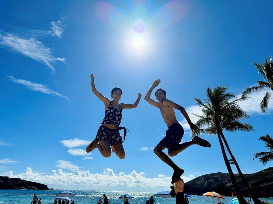 【オアフ島/約5.5時間】ハナウマ湾シュノーケリング☆貸切チャータープラン♪日本語ガイド同行《送迎あり・水中写真付き》（No.41）