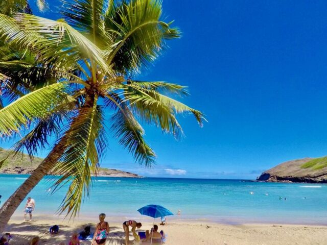 ハナウマ湾　ビーチ