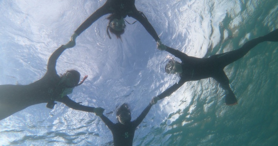 【オアフ島/日本人ガイド/4時間】完全貸切ハナウマ湾シュノーケリングツアー♪〈水中写真プレゼント＆0歳～参加OK〉小さなお子様も安心デビュー（No.29）