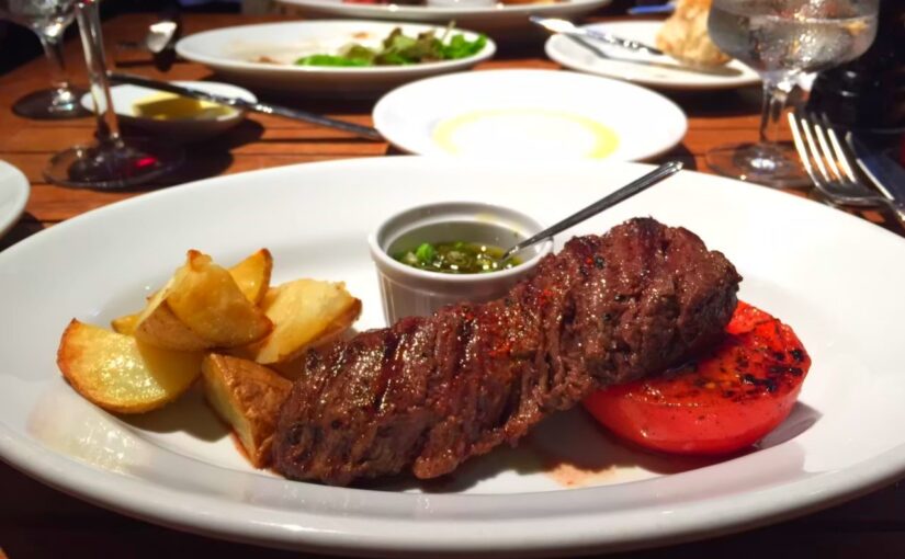 トマホークステーキ、ハワイ、ディナー