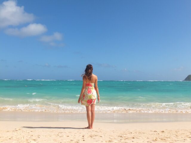 ハワイ　ハレイワ　ビーチ