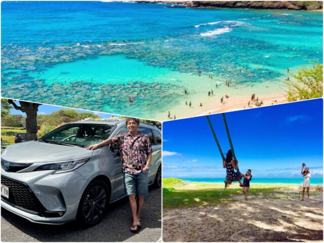 【オアフ島/1日】行き先自由!完全貸切バンチャーターで巡るオアフ島☆ハナウマ湾シュノーケリングプランもおすすめ《1~14名まで・送迎付き》(No.38)