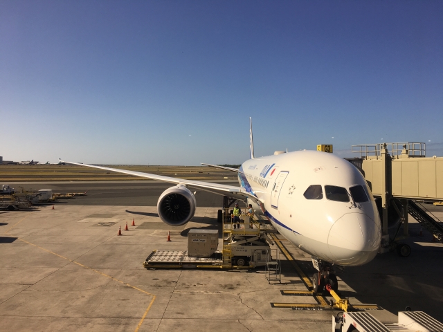 ハワイ 飛行機