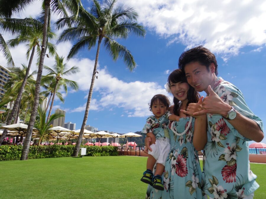 ハワイ　ハワイ島　家族旅行