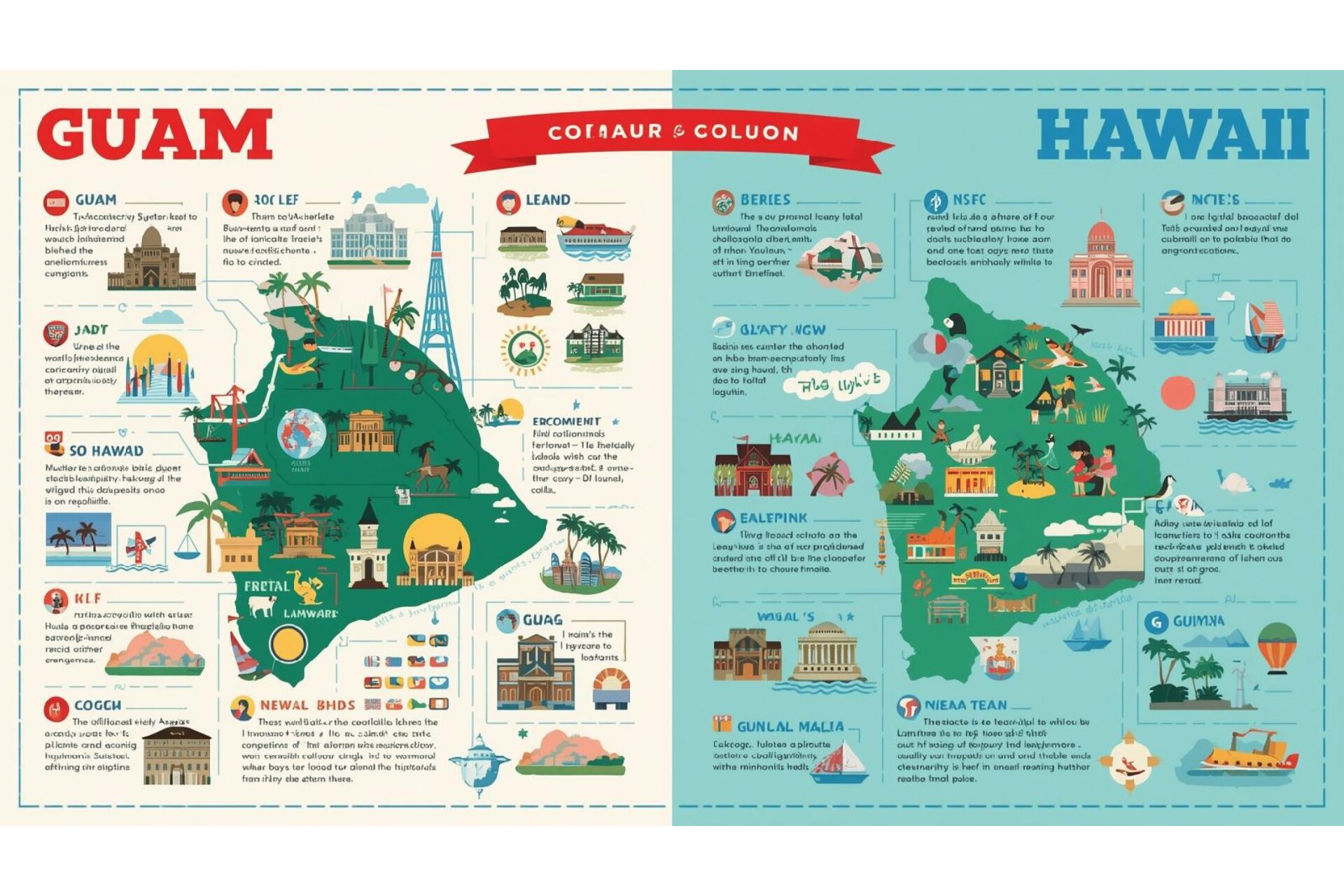 ハワイとグアム比較