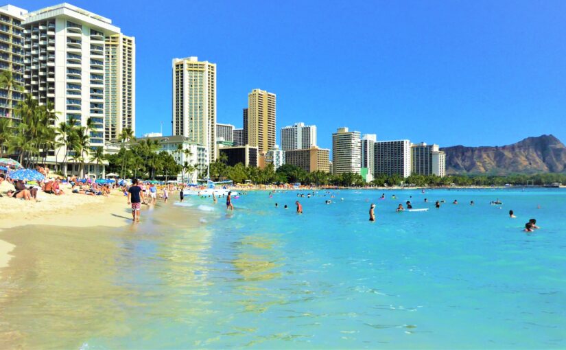 ホノルル　ワイキキビーチ