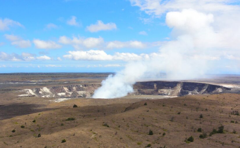 ハワイ火山国立公園　キラウエア火山