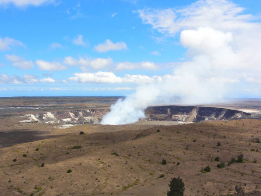 ハワイ火山国立公園　キラウエア火山