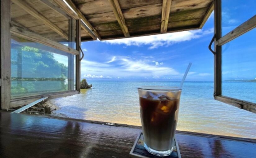 カフェ　オーシャンビュー　ハワイ