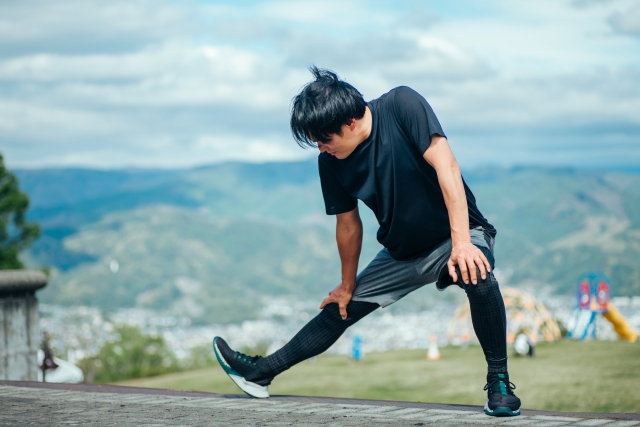 ホノルルマラソン　ランニング　準備体操